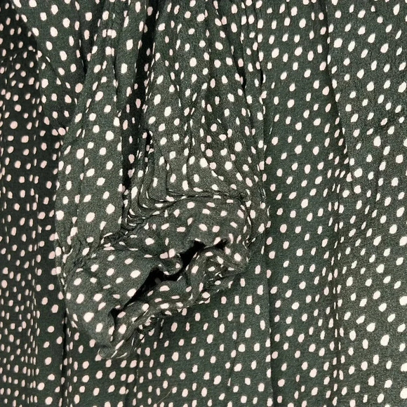 H&M Size 2 Womens Polka Dot Long Sleeve Pullover - Picture 3 of 4